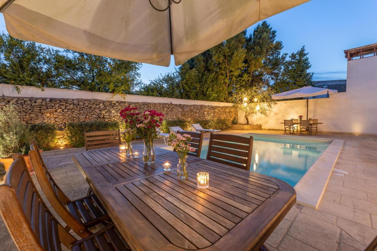 Courtyard With Pool Villa Racale Exterior photo